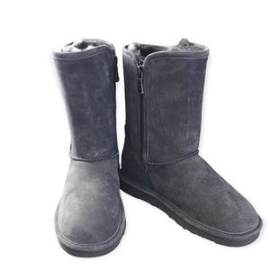Like New Lamo Gray Boots Size 5